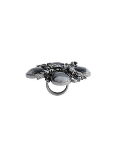 объемное кольцо с логотипом Chanel Vintage