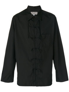 рубашка с завязками на груди Yohji Yamamoto