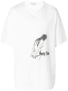 футболка с рисунком женщины Yohji Yamamoto