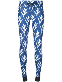 Day Lilies print leggings The Upside