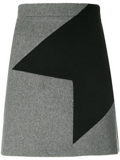 мини-юбка с геометрическим узором MSGM