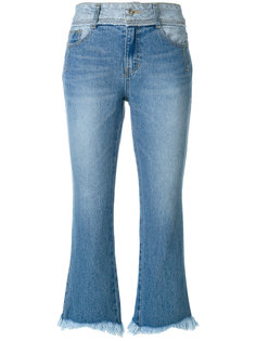 укороченные расклешенные джинсы Sjyp