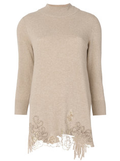 свитер с вышивкой  Blumarine