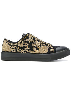 кеды с вышивкой Alexander McQueen