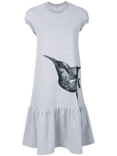 bird print T-shirt dress Ioana Ciolacu