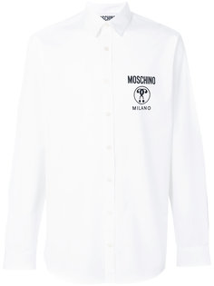 рубашка с логотипом Moschino