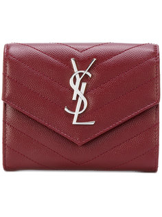 стеганый кошелек Saint Laurent