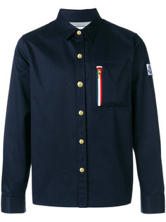 рубашка с карманом на молнии Moncler Gamme Bleu