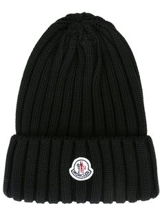 шапка-бини в рубчик Moncler