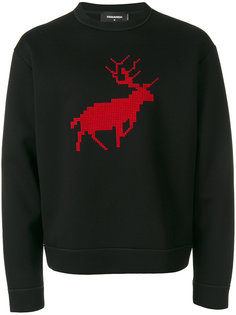 свитер с вышивкой Dsquared2