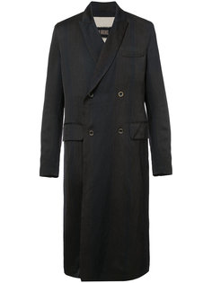 пальто с панелью в полоску Uma Wang