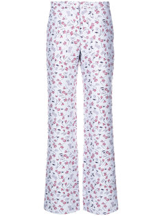 прямые брюки с цветочным принтом Altuzarra