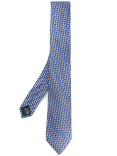 галстук с квадратным узором Lanvin