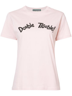 Double Trouble! print T-shirt Alexa Chung