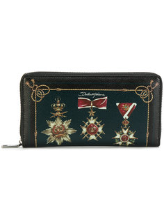 кошелек с принтом медалей Dolce & Gabbana