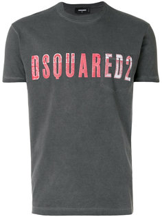 футболка с логотипом Dsquared2