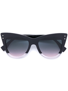 солнцезащитные очки в объемной оправе Fendi Eyewear