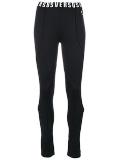 леггинсы с логотипом  Versus