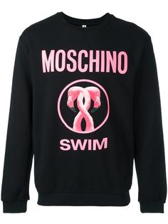 толстовка с логотипом Moschino