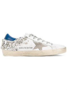 кеды с кристаллами Superstar Golden Goose Deluxe Brand