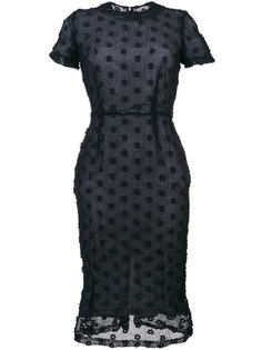 вязаное крючком платье с короткими рукавами Comme Des Garçons Vintage