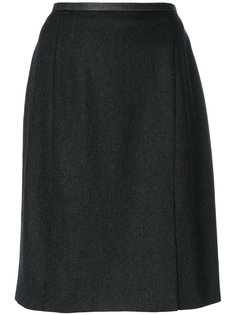 юбка с разрезом Yves Saint Laurent Vintage