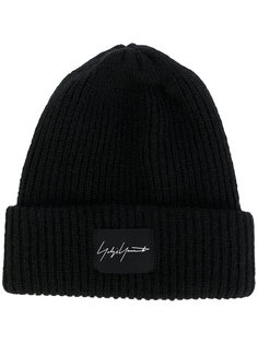 logo patch beanie Yohji Yamamoto