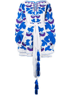 платье с цветочной вышивкой Yuliya Magdych