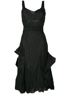 платье с рваными деталями без рукавов Christian Dior Vintage