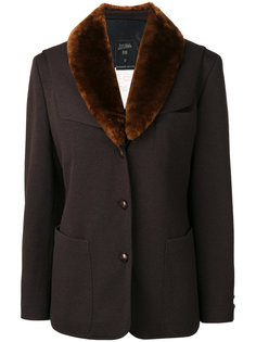 куртка с воротником из искусственного меха Jean Paul Gaultier Vintage