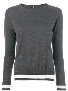 джемпер с контрастным подолом Eleventy