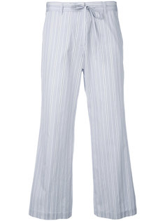 расклешенные полосатые брюки Aspesi