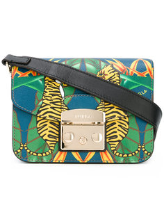 сумка через плечо с принтом тигра Furla