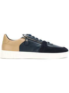 contrast zip sneakers Versace