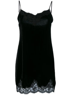 платье мини с кружевной отделкой  Ermanno Scervino