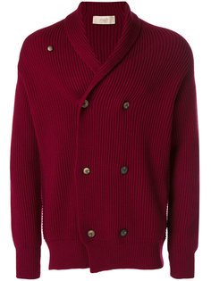 shawl lapel double-breasted cardigan Maison Flaneur