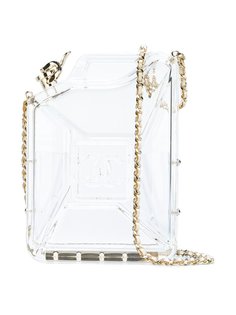 прозрачная сумка на плечо  Chanel Vintage