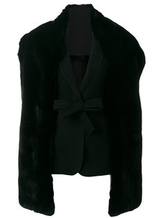belted fur gilet Mantu