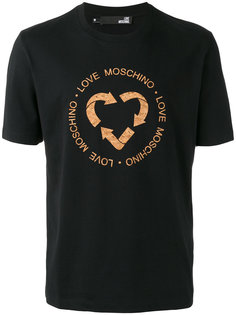 футболка Recycle с логотипом Love Moschino