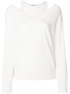 джемпер с V-образным вырезом  T By Alexander Wang