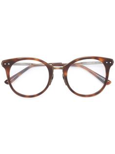 очки в круглой оправе Bottega Veneta Eyewear