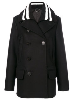 пальто с воротником в рубчик  Givenchy
