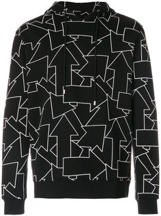 geometric printed hoodie Les Hommes