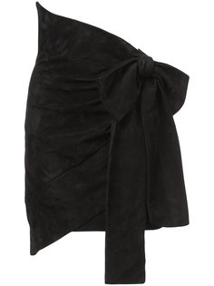 юбка с большим бантом Saint Laurent