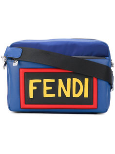 logo patch shoulder bag Fendi