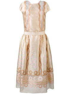 платье с панельным дизайном Fendi