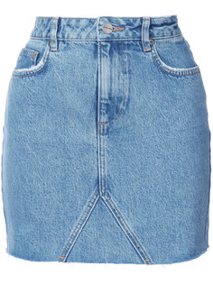 джинсовая юбка с необработанным краем  Anine Bing