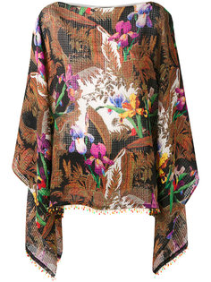 блузка с цветочным принтом Etro