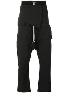 брюки с заниженным шаговым швом Rick Owens DRKSHDW