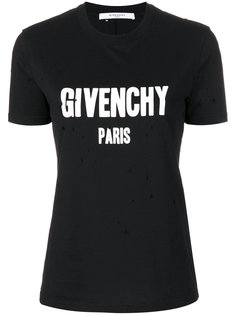 футболка с принтом логотипа Givenchy